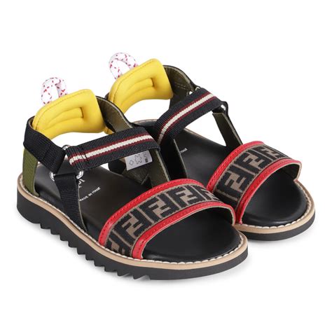 Fendi slip on sandals